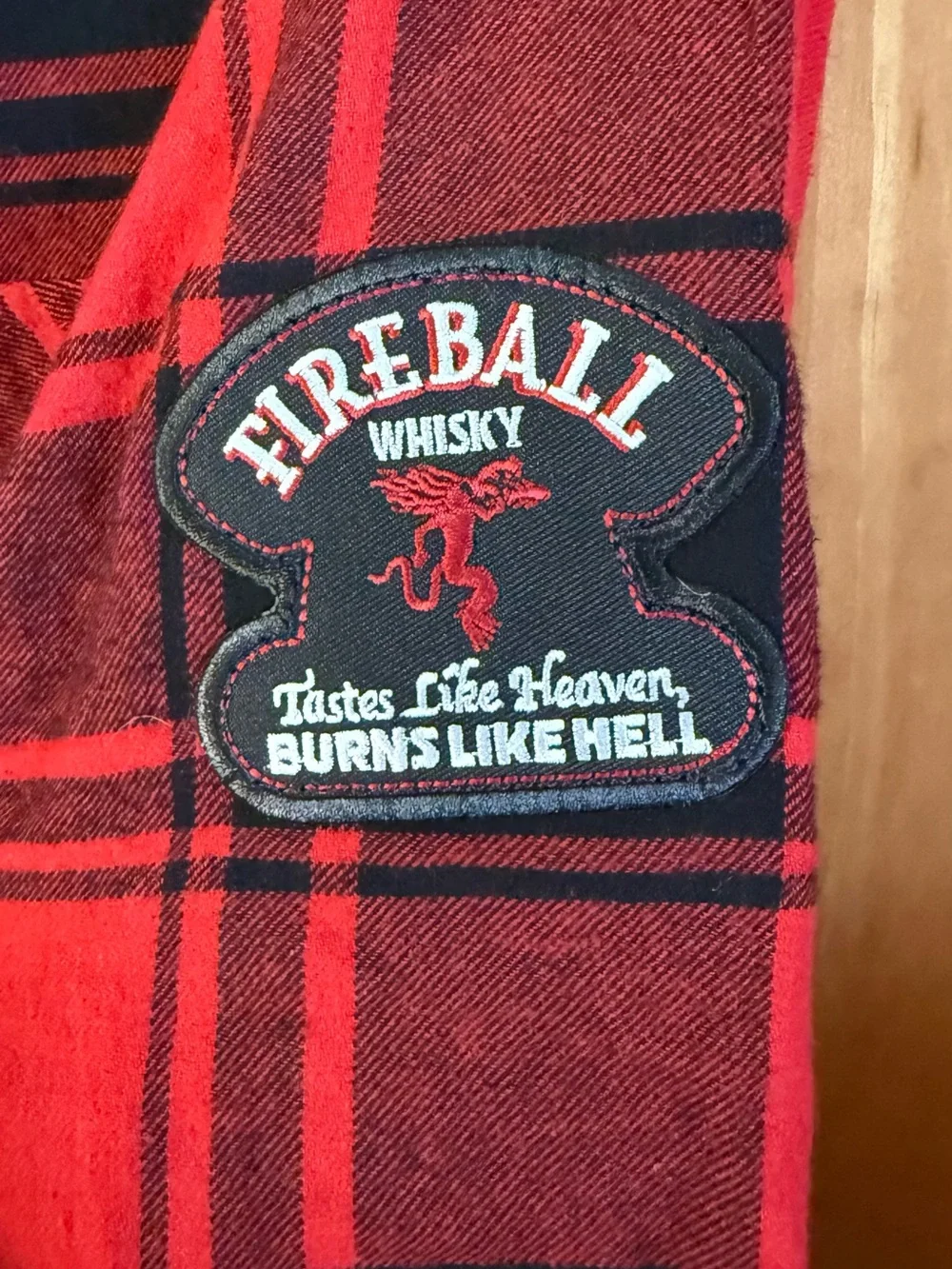 Angry Minnow Buffalo Plaid Fireball Flannel - Picture 3 of 7